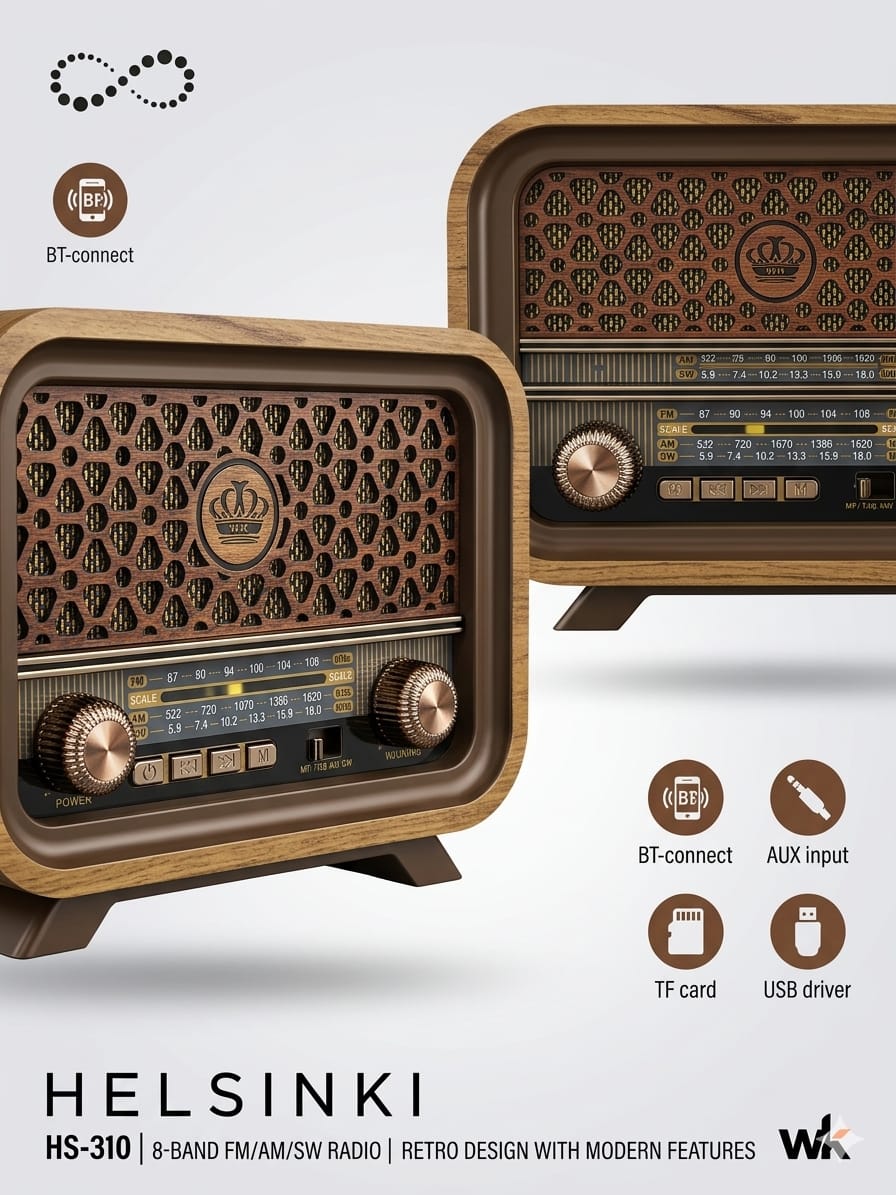 HS310 BLUETHOOT FM RADYO