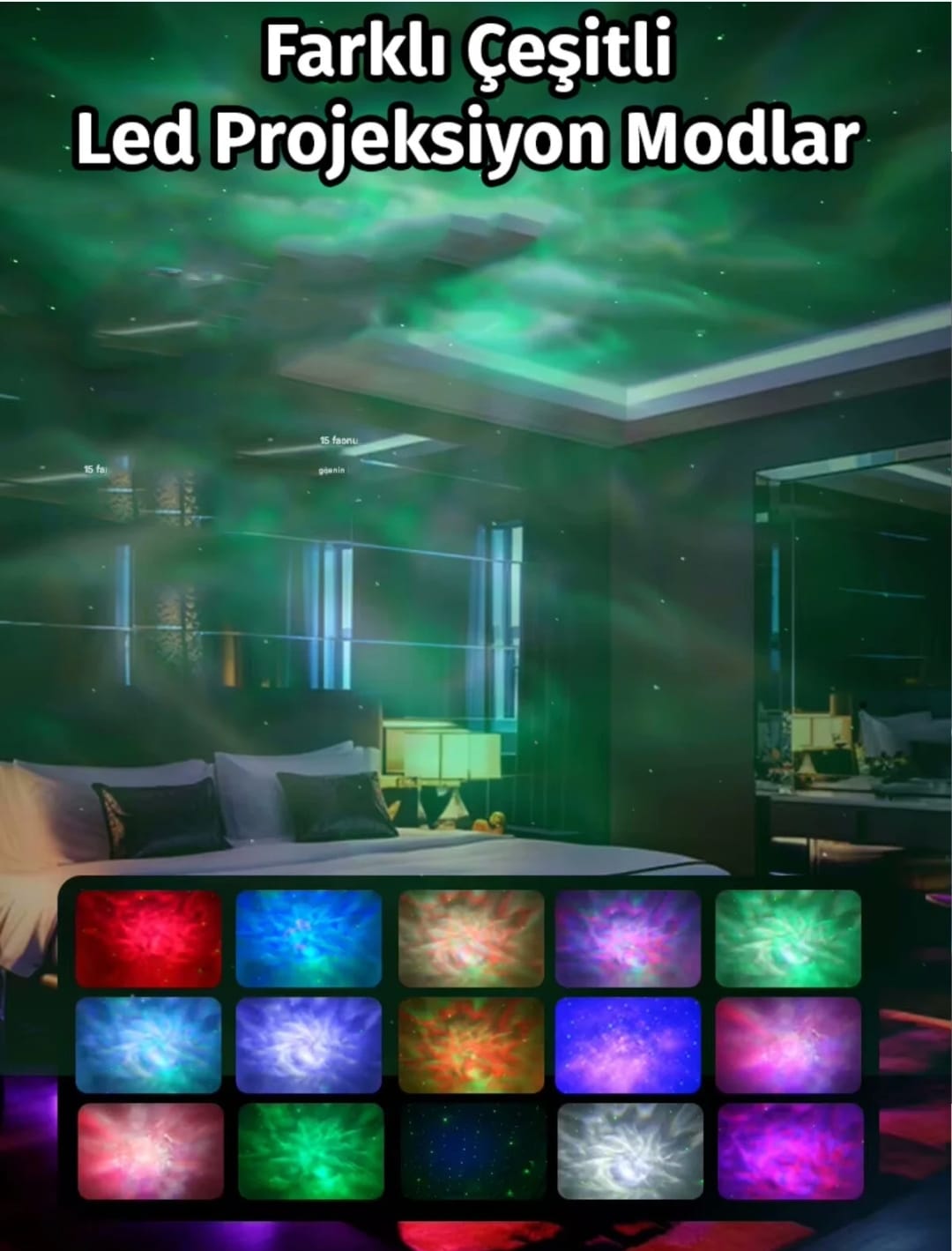 ASTRONOT STAR MASTER GECE LAMBASI PROJEKSİYON CİHAZI