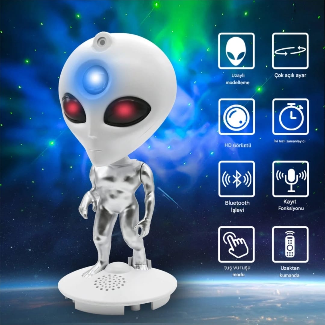 ASTRONOT STAR MASTER GECE LAMBASI PROJEKSİYON CİHAZI