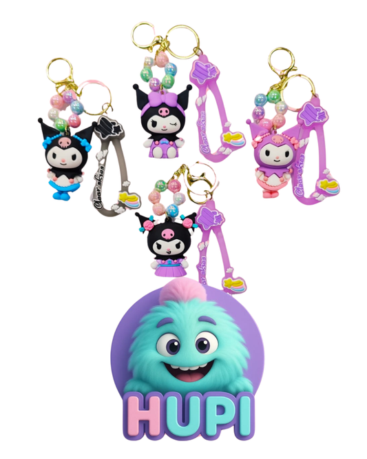 Silikon Boncuklu Anahtarlık