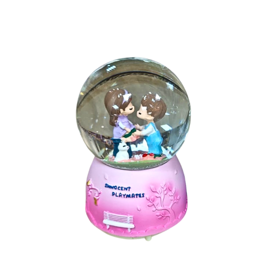 Orta Boy Işıklı Müzikli Kar Küresi