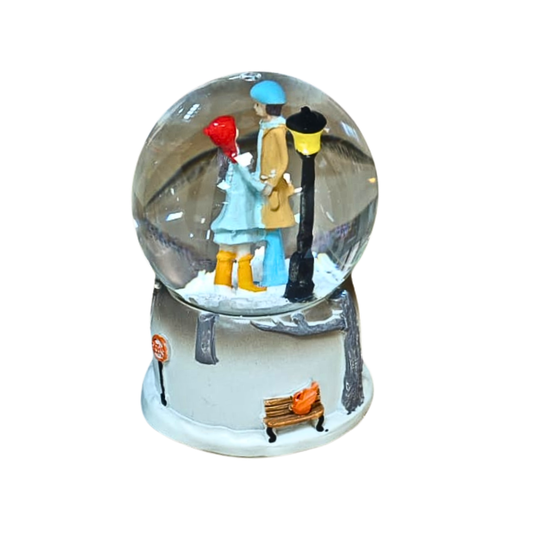 Kış Masalı Orta Boy ışıklı Müzikli Karküresi