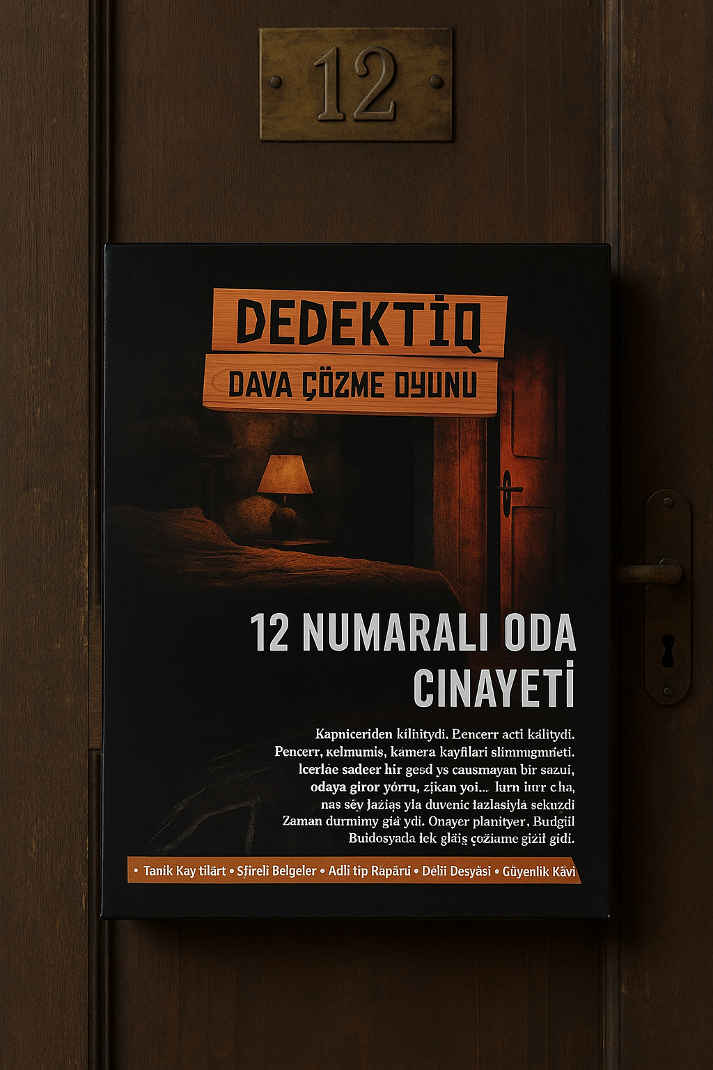 Dedektif Oyunu Dava çözme oyunu