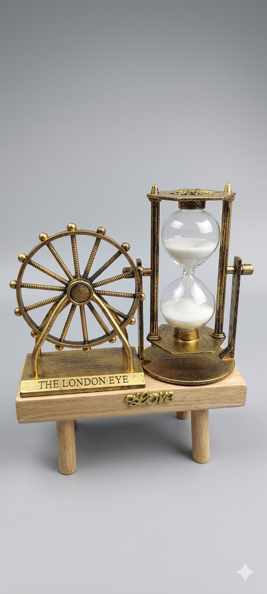 KUM SAATİ LONDON EYE DÖNME DOLAP MODELLİ HEDİYELİK