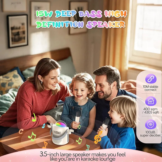 KARAOKE SPEAKER BLUETOOTH MÜZİK ALETİ