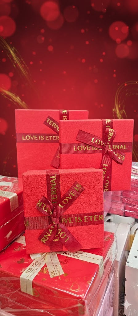 3'lü Kurdeleli Hediye Kutusu