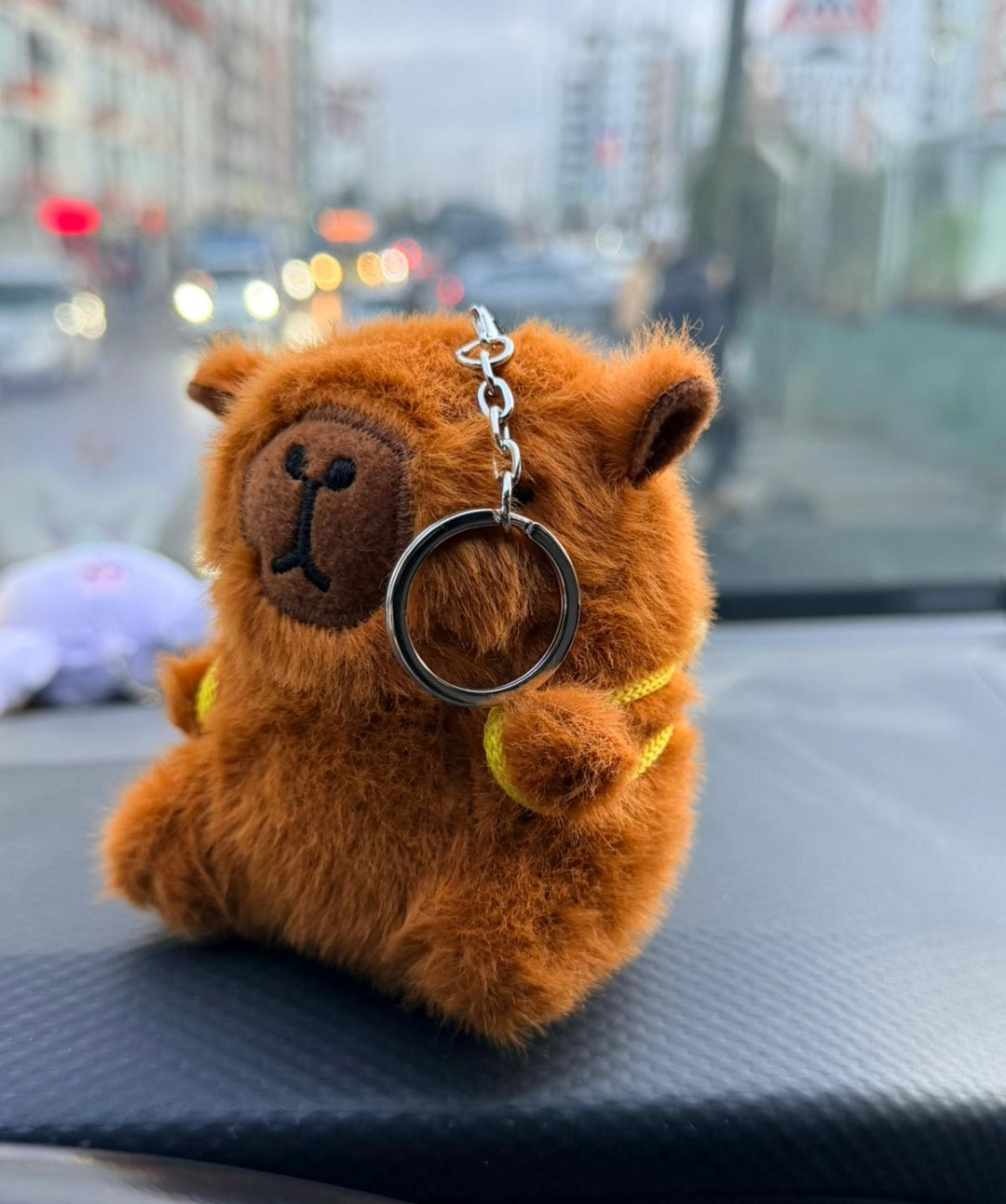 Kapibara peluş anahtarlık