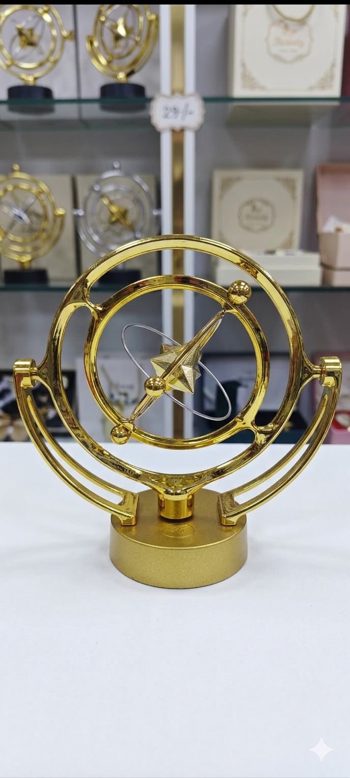 Gold Pilli-USB'li Manyetik Balans Topu Ofis Masa Üstü Aksesuar